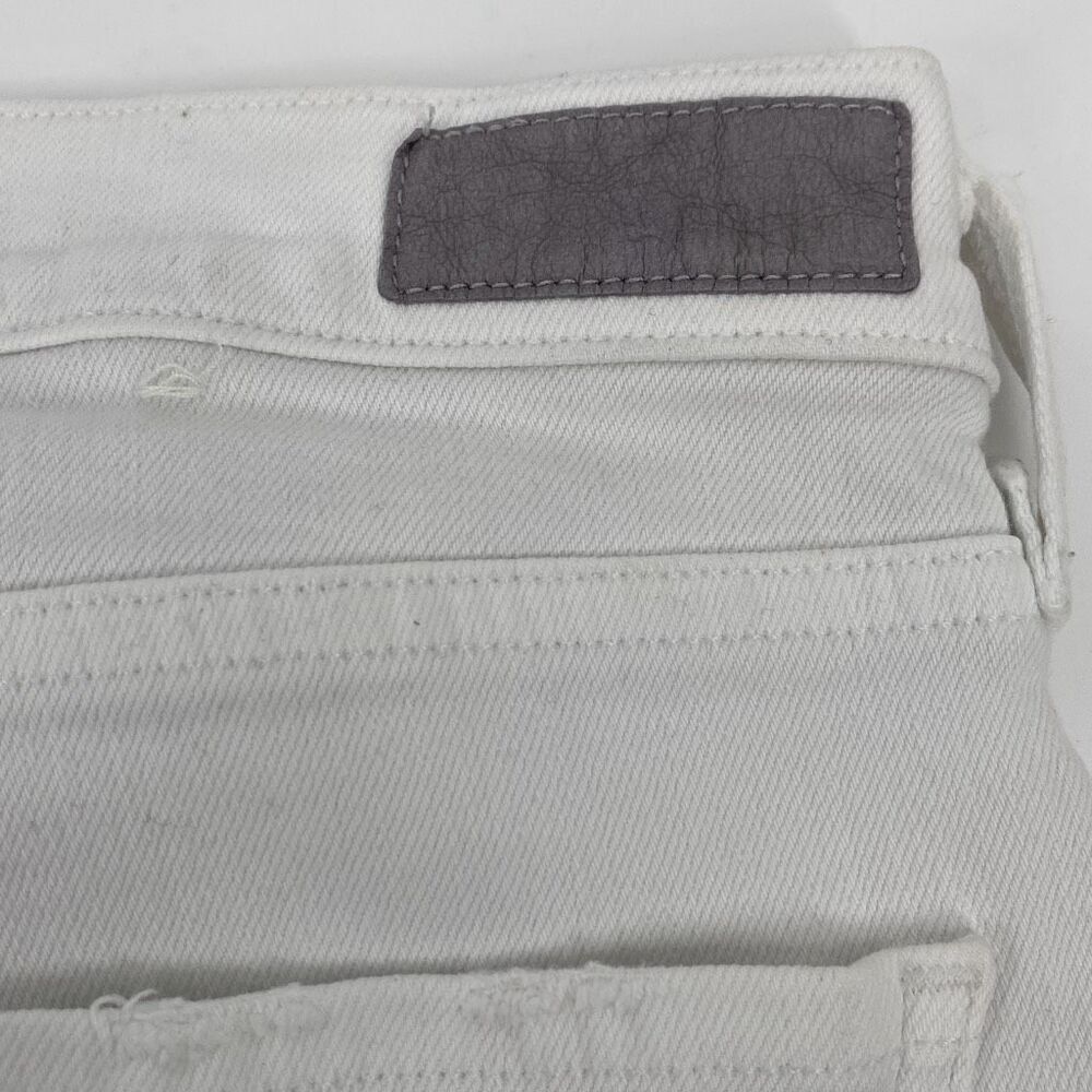 AGOLDE | Revolve‎ Sophie Crop Distressed Mid -Rise Jeans white 29 - Picture 10 of 16